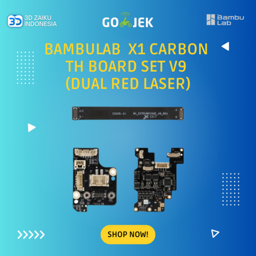 Original Bambulab X1 Carbon TH Board Set V9 (Dual Red Laser)